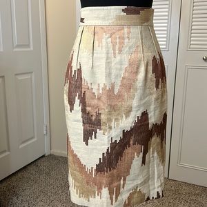 TRACY REESE Pencil Knee Length Back Slit Lined Back Zip skirt NWOT
